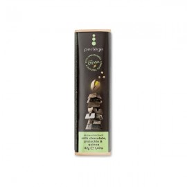 Perlege Perlege Stevia Sweetened 57% Milk Chocolate with Pistachio & Quinoa Bar - 42 grams 3218