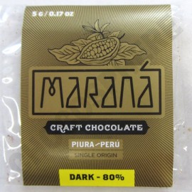 Marana Piura Dark Chocolate Squares - 80% Cacao