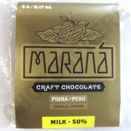 Marana Piura Milk Chocolate Squares - 50% Cacao