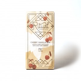 Ritual Chocolate Ritual Chocolate Cherry Vanilla 70% Dark Chocolate Bar - 60g