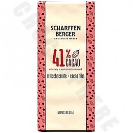 Scharffen Berger Milk Chocolate Bar 41% with Cacao Nibs