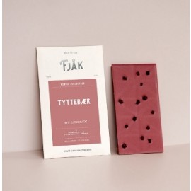 Fjak 34% White Chocolate & Lingonberry Bar - 60 grams 22012