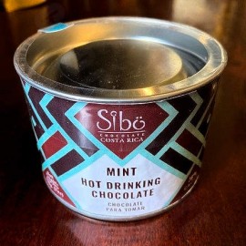 Sibo Mint Hot Drinking Chocolate Canister - 200g