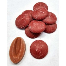 Valrhona Valrhona Inspiration Fraise Les Feves 37% Strawberry Couverture Discs - 1kg 15391 