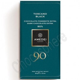 Amedei Toscano Black 90% Dark Chocolate Bar 50g