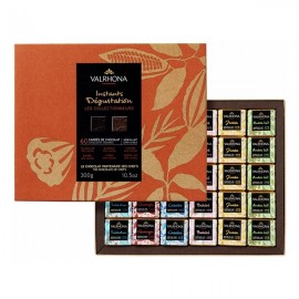 Valrhona Valrhona Dark & Milk Chocolate Napolitains Gift Box - 60 pc - 300g 34269