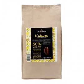Valrhona Valrhona Kidavoa Les Feves 50% Single Origin Milk Chocolate Discs -  3kg 13757