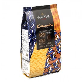 Valrhona Valrhona Komuntu Les Feves 80% Dark Chocolate Couverture Discs - 3kg 48579