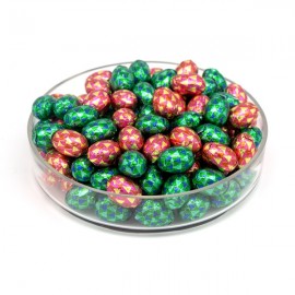Valrhona Valrhona Milk Chocolate Almond & Hazelnut Praline Wrapped Eggs