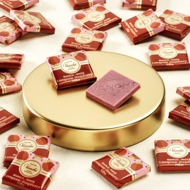 Venchi Venchi Bianco Lampone White Chocolate with Raspberry & Nibs Napolitains Bag - 26-pc
