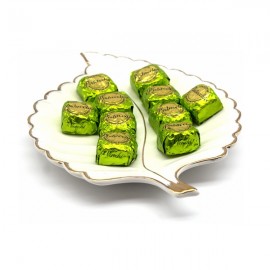 Venchi Venchi Chocoviar Pistachio Hazelnut Creme in Dark Chocolate Cubes Bag - 10-pc