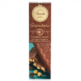 Venchi Venchi Gianduia Nocciolato al Latte 36% Milk Chocolate Gianduja & Hazelnuts Bar - 200 g 126376