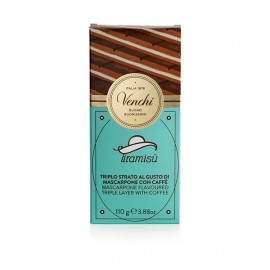 Venchi Venchi Tiramisu 47% Milk Chocolate with Coffee & Mascarpone Bar - 110 g