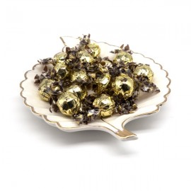 Venchi Venchi Whole Hazelnut in Almond Gianduja & Half 75% Dark Chocolate Shell Pearls Bag - 15 pieces 108309