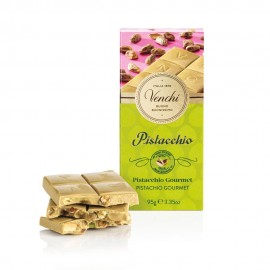 Venchi Pistachio Crunchy White Chocolate Bar - 95g