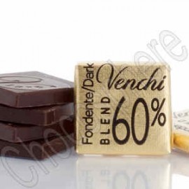 Venchi 60% Cacao Mini Dark Chocolate Tasting Square