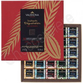 Valrhona Instants Degustation Les Intenses 50-Square Gift Box 250g