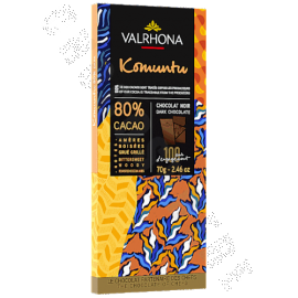 Valrhona Komuntu 80% Chocolate Bar 70g