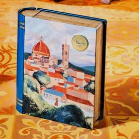 Venchi Chocoviar ‘Firenze’ Metal "Mini-Book" Assorted 6-piece Gift Box