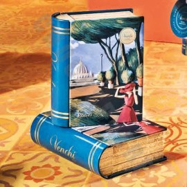 Venchi Chocoviar ‘Roma’ Metal "Mini-Book" Assorted 6-piece Gift Box