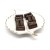 Whole Hazelnuts in 60% Dark Chocolate Ingots Bag - 12-pc