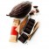 Cafe-Tasse Extra Noir 77% Dark Chocolate with Cacao Nibs Bar Detail