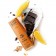Cafe-Tasse Noir Orange 60% Dark Chocolate with Orange Tablet Detail