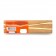 Francois Pralus Infernale Orange 75% Dark Chocolate with Orange & Praline Bar Back