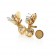 Cometa Latte White Chocolate Hazelnut Mousse Gold Comets Bag - 15 pc 108279