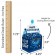Hanukkah Menorah - Square Favor Gift Box – Add-on