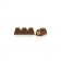 Venchi Whole Hazelnuts in 32% Milk Chocolate Ingot Detail 116647