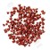 “Shimmers” Scarlet Metallic Flakes Dark Chocolate Decorations