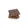 Venchi Nougatine 56% Dark Chocolate Bar Unwrapped 116247