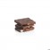 Venchi Toasted Almonds and 60% Dark Chocolate Bar Unwrapped 116642