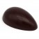 Suzanne's Chocolate Strawberry & Pistachio Filled 61% Dark Chocolate Half Egg Unwrapped