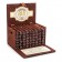 Venchi Assorted Chocolate Cigars in a Wooden Cigar Box - 54 pc Opened 122094
