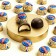 Venchi Cannolo Ricotta Cherry Orange & Biscuit in 56% Dark Chocolate - 10 pc - 182 grams 104415
