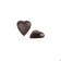 Venchi Heart Shaped 75% Dark Chocolate Single unwrapped 199050