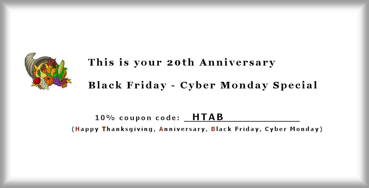 Savings code for Cyber Week